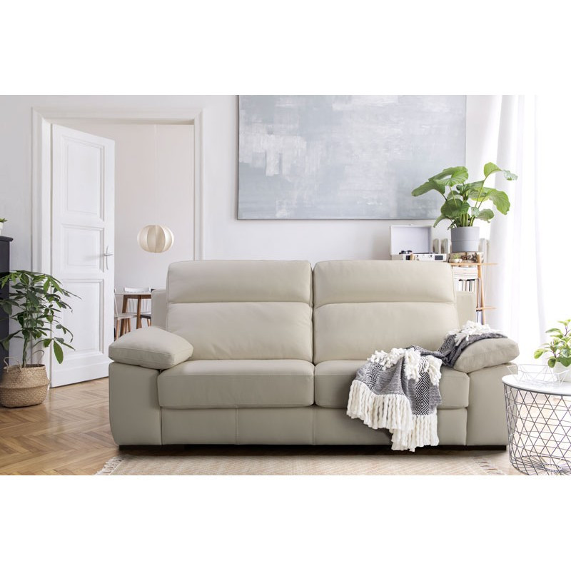 Juego de sofás 3+2 plazas en piel